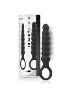 Black&Silver - Potente Dilatatore Anale In Silicone Bob