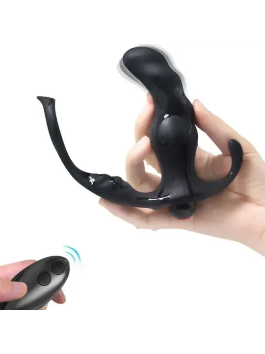 Armony - Vibratore Anale Prostata Knight E Telecomando Anello Nero - ARMONY ANAL - Vibratori Anali | erosidea.com