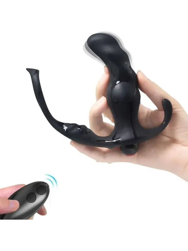 Armony - Vibratore Anale Prostata Knight E Telecomando Anello Nero - ARMONY ANAL - Vibratori Anali | erosidea.com