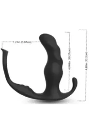 Armony - Vibratore Anale Prostata Knight E Telecomando Anello Nero - ARMONY ANAL - Vibratori Anali | erosidea.com