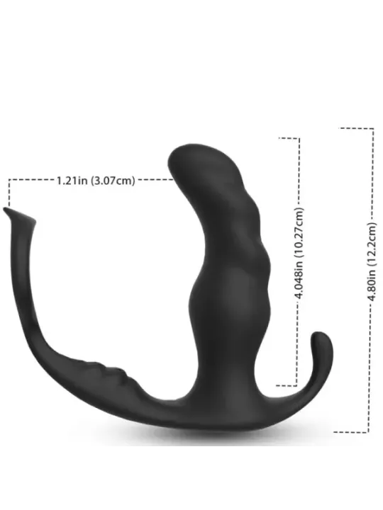 Armony - Vibratore Anale Prostata Knight E Telecomando Anello Nero - ARMONY ANAL - Vibratori Anali | erosidea.com