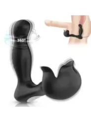 Armony - Vibratore Surround Anale E Stimolatore Testicolo Telecomando Nero - ARMONY FOR HIM - Vibratori Anali | erosidea.com