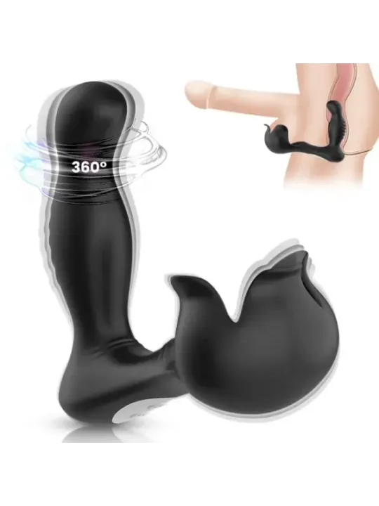 Armony - Vibratore Surround Anale E Stimolatore Testicolo Telecomando Nero - ARMONY FOR HIM - Vibratori Anali | erosidea.com