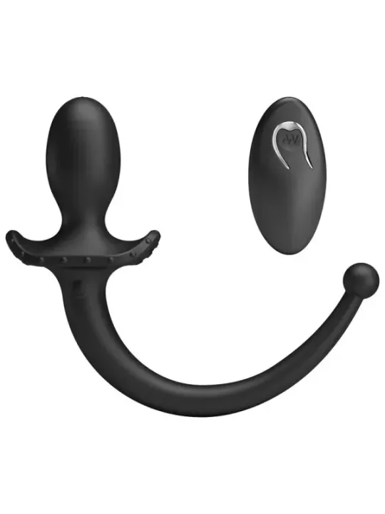 Mr Play - Vibratore Anale E Perineo Con Telecomando Wireless Nero - MR PLAY - Vibratori Anali | erosidea.com