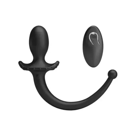 Mr Play - Vibratore Anale E Perineo Con Telecomando Wireless Nero - MR PLAY - Vibratori Anali | erosidea.com