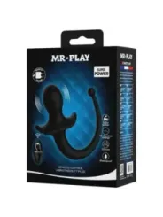 Mr Play - Vibratore Anale E Perineo Con Telecomando Wireless Nero - MR PLAY - Vibratori Anali | erosidea.com