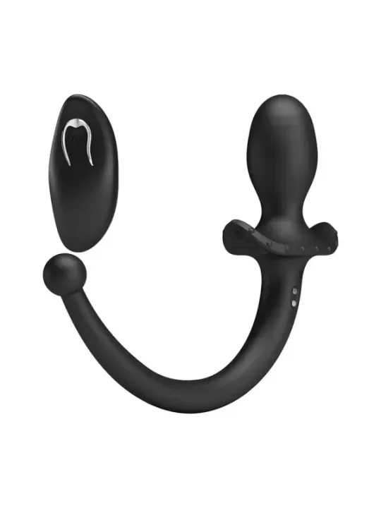 Mr Play - Vibratore Anale E Perineo Con Telecomando Wireless Nero - MR PLAY - Vibratori Anali | erosidea.com