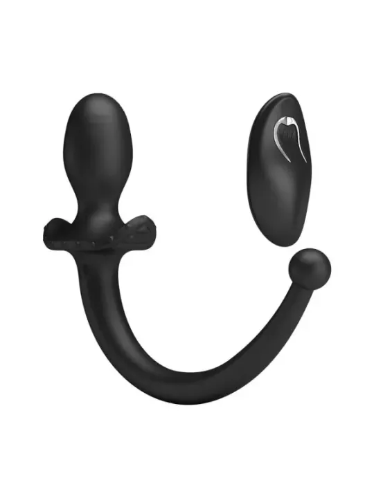 Mr Play - Vibratore Anale E Perineo Con Telecomando Wireless Nero - MR PLAY - Vibratori Anali | erosidea.com