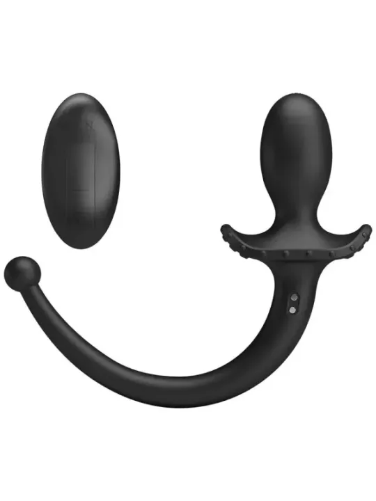 Mr Play - Vibratore Anale E Perineo Con Telecomando Wireless Nero - MR PLAY - Vibratori Anali | erosidea.com