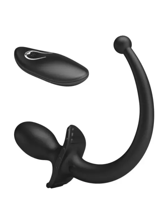 Mr Play - Vibratore Anale E Perineo Con Telecomando Wireless Nero - MR PLAY - Vibratori Anali | erosidea.com