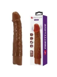 Pretty Love - Leonardo Vibratore Realistico 20 Cm 4 Cm Marrone - DILDOS - Vibratori Anali | erosidea.com