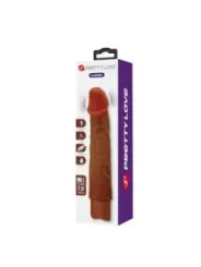 Pretty Love - Leonardo Vibratore Realistico 20 Cm 4 Cm Marrone - DILDOS - Vibratori Anali | erosidea.com