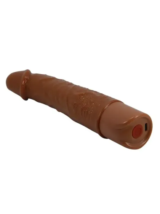 Pretty Love - Leonardo Vibratore Realistico 20 Cm 4 Cm Marrone - DILDOS - Vibratori Anali | erosidea.com