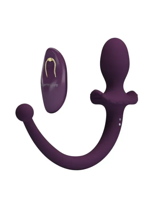 Pretty Love - Lioea Vibrante Anale Con Coda 12 Funzioni Telecomando Viola - ANAL TOYS - Vibratori Anali | erosidea.com