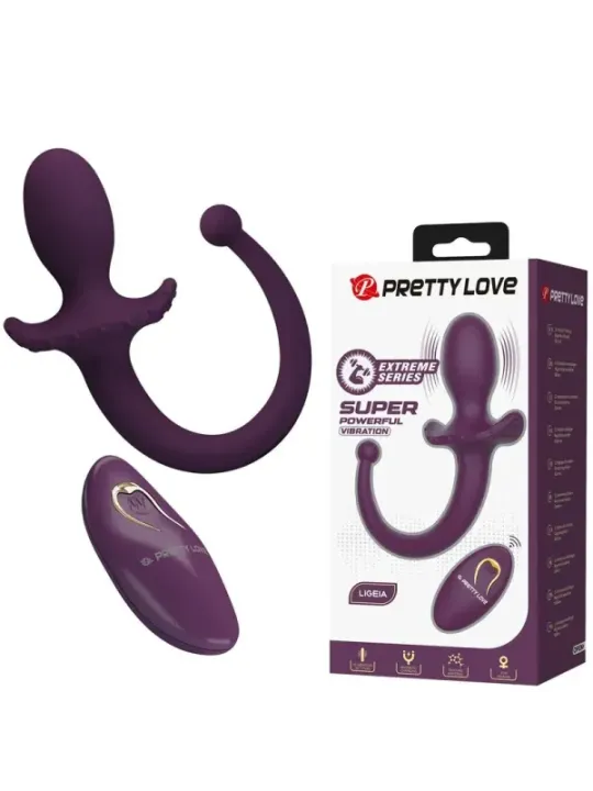 Pretty Love - Lioea Vibrante Anale Con Coda 12 Funzioni Telecomando Viola - ANAL TOYS - Vibratori Anali | erosidea.com