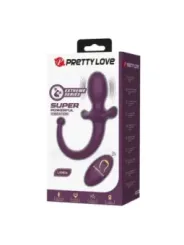Pretty Love - Lioea Vibrante Anale Con Coda 12 Funzioni Telecomando Viola - ANAL TOYS - Vibratori Anali | erosidea.com