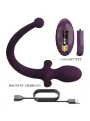 Pretty Love - Lioea Vibrante Anale Con Coda 12 Funzioni Telecomando Viola - ANAL TOYS - Vibratori Anali | erosidea.com