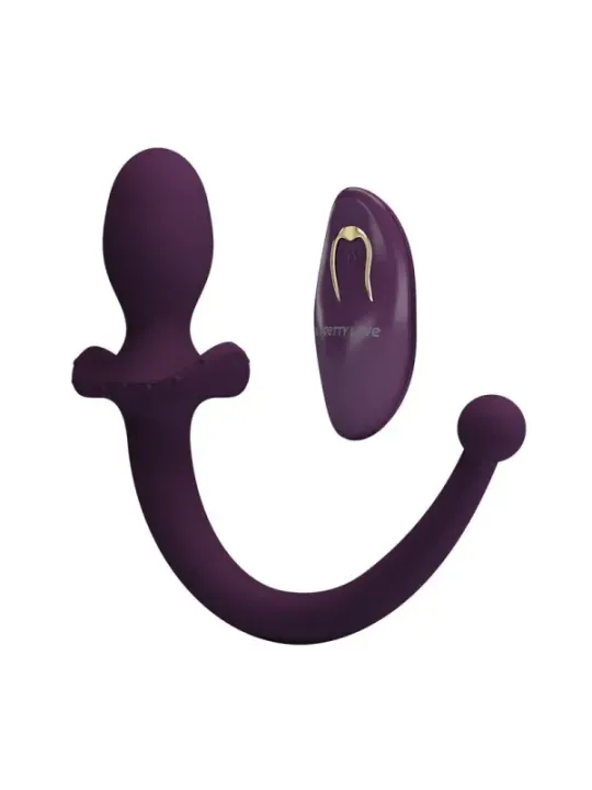 Pretty Love - Lioea Vibrante Anale Con Coda 12 Funzioni Telecomando Viola - ANAL TOYS - Vibratori Anali | erosidea.com