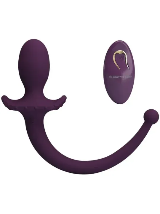 Pretty Love - Lioea Vibrante Anale Con Coda 12 Funzioni Telecomando Viola - ANAL TOYS - Vibratori Anali | erosidea.com