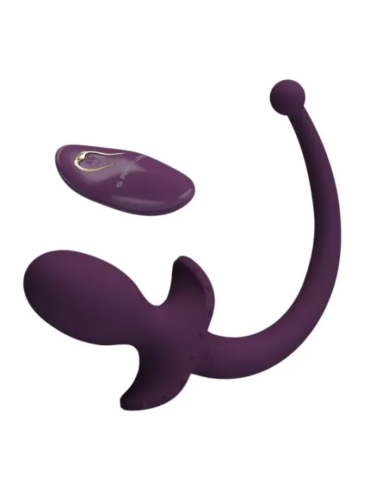 Pretty Love - Lioea Vibrante Anale Con Coda 12 Funzioni Telecomando Viola - ANAL TOYS - Vibratori Anali | erosidea.com