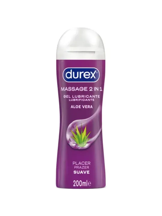 Durex - Gel Lubrificante Da Massaggio Soft Aloe Vera 200 ml - DUREX LUBES - Aromatizzati e Commestibili | erosidea.com
