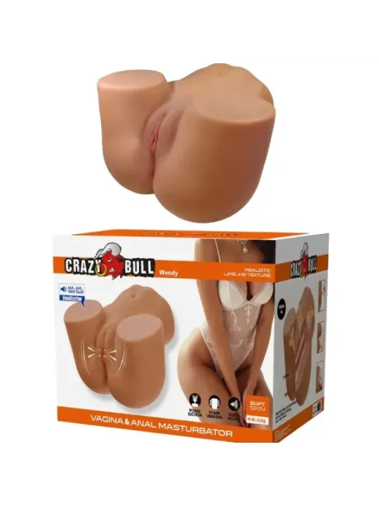 Crazy Bull - Masturbatore Realistico Wendy con Vibratore - CRAZY BULL - Masturbatori Vagina | erosidea.com