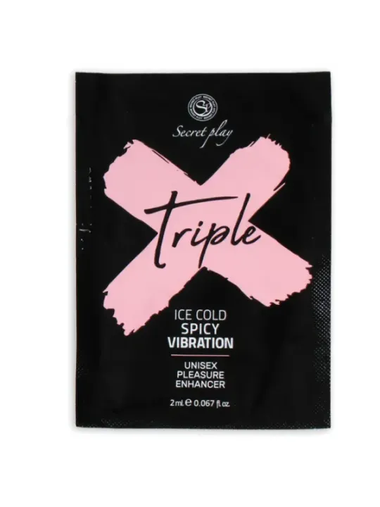 Secretplay - Intensificatore Di Piacere Triplo X A Dose Singola - SECRETPLAY COSMETIC - Vibratori Liquidi | erosidea.com