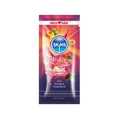 Skins - Lubrificante Fruttato A Base D'acqua Mango E Frutto Della Passione Monodose 5 Ml - SKINS - Monodose e Pocket | erosidea.com