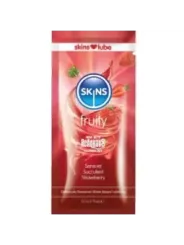 Skins - Lubrificante Fruttato A Base D'acqua Fragola Monodose 5 Ml - SKINS - Monodose e Pocket | erosidea.com