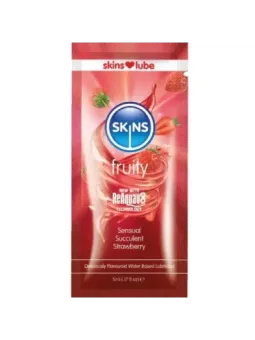 Skins - Lubrificante Fruttato A Base D'acqua Fragola Monodose 5 Ml