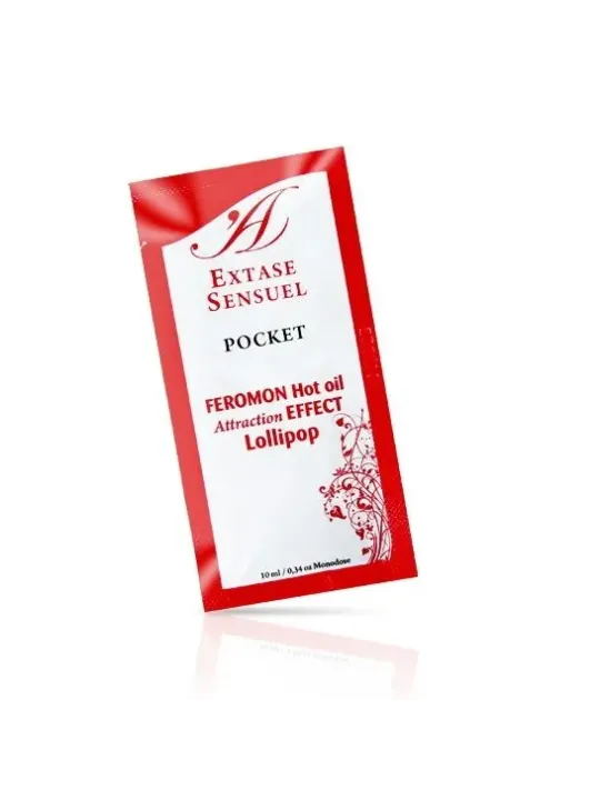 Extase Sensual - Olio Da Massaggio Ai Feromoni Effetto Calore Lollipop 10 Ml - EXTASE SENSUAL - Monodose e Pocket | erosidea.com