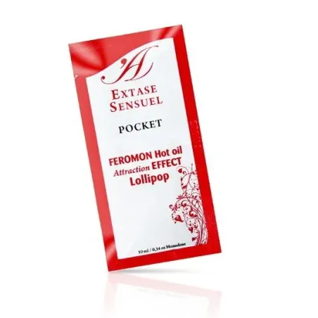 Extase Sensual - Olio Da Massaggio Ai Feromoni Effetto Calore Lollipop 10 Ml - EXTASE SENSUAL - Monodose e Pocket | erosidea.com
