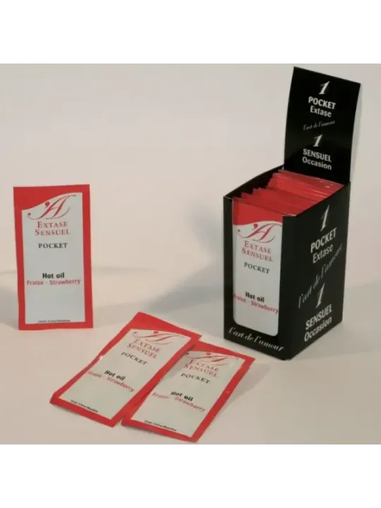 Extase Sensual - Olio Stimolante Alla Fragola 10 ml - EXTASE SENSUAL - Monodose e Pocket | erosidea.com