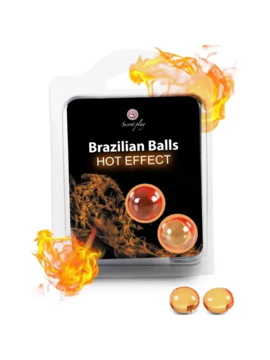 Secretplay - Palline Brasiliane Effetto Riscaldante 2 ml - SECRETPLAY COSMETIC - Monodose e Pocket | erosidea.com