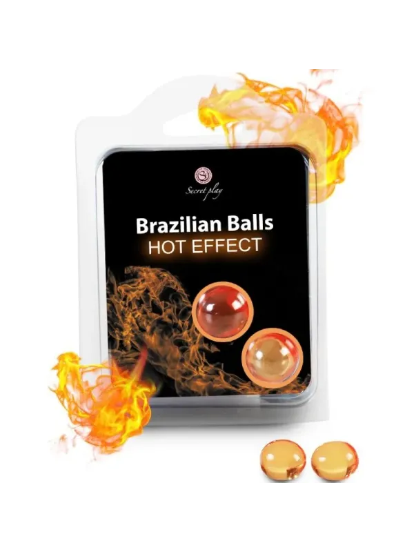 Secretplay - Palline Brasiliane Effetto Riscaldante 2 ml - SECRETPLAY COSMETIC - Monodose e Pocket | erosidea.com