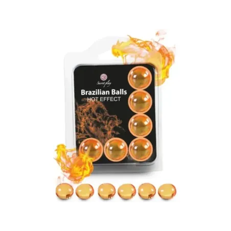 Secretplay - Set 6 Palline Brasiliane Effetto Calore - SECRETPLAY COSMETIC - Ovetti Palline Sfere | erosidea.com