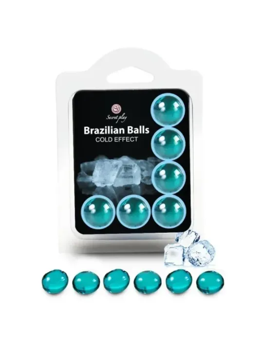 Secretplay - Set 6 Palline Brasiliane Effetto Freddo - SECRETPLAY COSMETIC - Ovetti Palline Sfere | erosidea.com