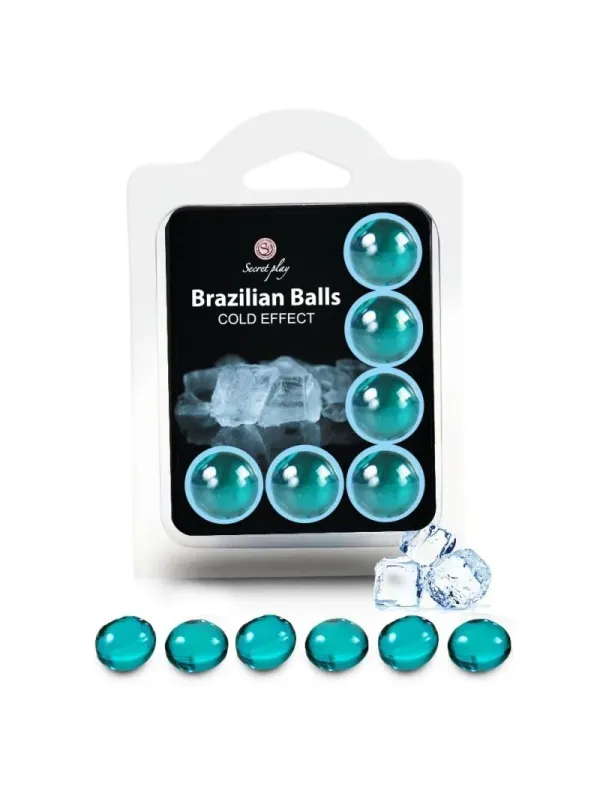Secretplay - Set 6 Palline Brasiliane Effetto Freddo - SECRETPLAY COSMETIC - Ovetti Palline Sfere | erosidea.com