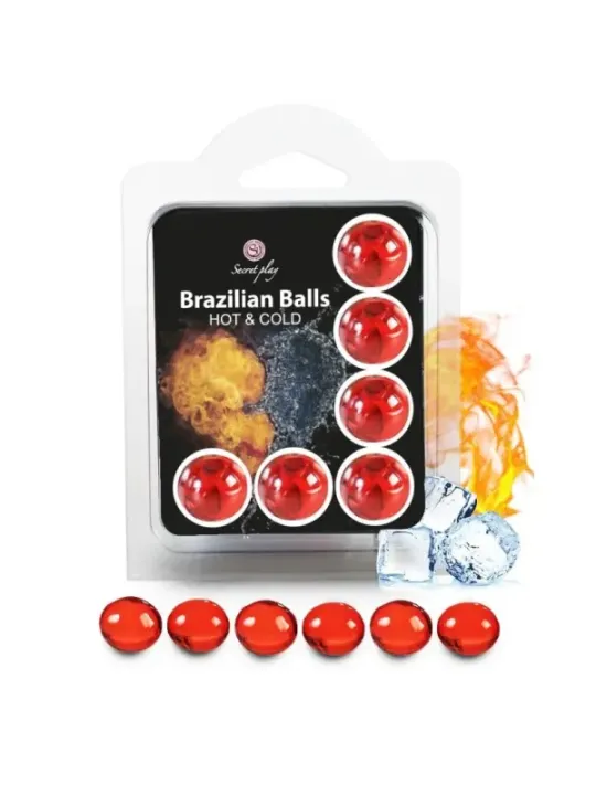 Secretplay - Set 6 Palline Brasiliane Effetto Caldo E Freddo - SECRETPLAY COSMETIC - Ovetti Palline Sfere | erosidea.com