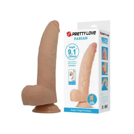 Pretty Love - Fabian Dildo Flessibile Con Ventosa - DILDOS - Dildo | erosidea.com