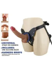 Pretty Love - Imbracatura Strap-On Yeti Con Dildo A Ventosa - HARNESS COLLECTION - Dildo | erosidea.com