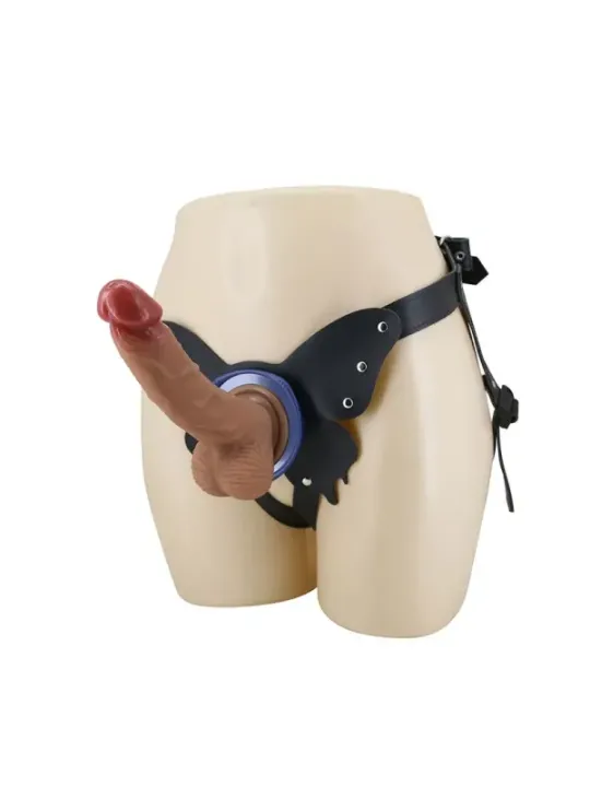 Pretty Love - Imbracatura Strap-On Yeti Con Dildo A Ventosa - HARNESS COLLECTION - Dildo | erosidea.com