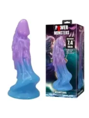 Power Monsters - Dildo Realistico Atlanteano Con Ventosa 19 Cm 5 Cm Blu E Viola - POWER MONSTERS - Dildo | erosidea.com