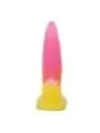 Power Monsters - Dildo Fantasy Mostro Ondulato Con Ventosa 225 Cm 55 Cm Rosa E Giallo - POWER MONSTERS - Dildo | erosidea.com