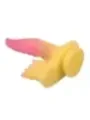 Power Monsters - Dildo Fantasy Mostro Ondulato Con Ventosa 225 Cm 55 Cm Rosa E Giallo - POWER MONSTERS - Dildo | erosidea.com