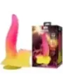 Power Monsters - Dildo Fantasy Mostro Ondulato Con Ventosa 225 Cm 55 Cm Rosa E Giallo - POWER MONSTERS - Dildo | erosidea.com