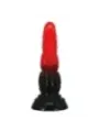 Power Monsters - Dildo Fantasy Drago Di Fuoco Con Ventosa 245 Cm 58 Cm Rosso E Nero - POWER MONSTERS - Dildo | erosidea.com