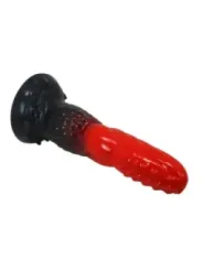 Power Monsters - Dildo Fantasy Drago Di Fuoco Con Ventosa 245 Cm 58 Cm Rosso E Nero - POWER MONSTERS - Dildo | erosidea.com