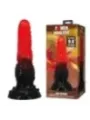 Power Monsters - Dildo Fantasy Drago Di Fuoco Con Ventosa 245 Cm 58 Cm Rosso E Nero - POWER MONSTERS - Dildo | erosidea.com