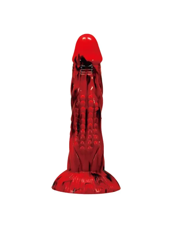 Power Monsters - Dildo Fantasy Minotauro Con Ventosa 21 Cm 5 Cm Rosso E Nero - POWER MONSTERS - Dildo | erosidea.com